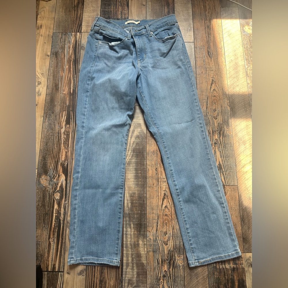 Levi's Blue Straight Leg Jeans Classic